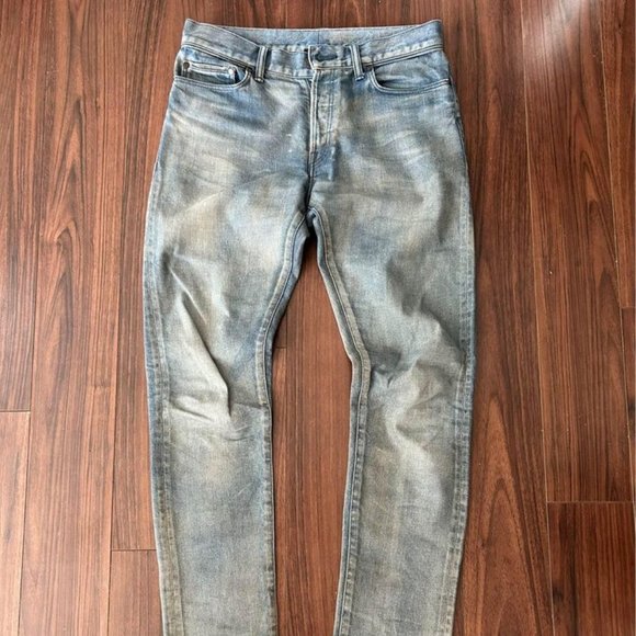 John Elliott Gray Slim Men Jeans - Picture 1 of 9